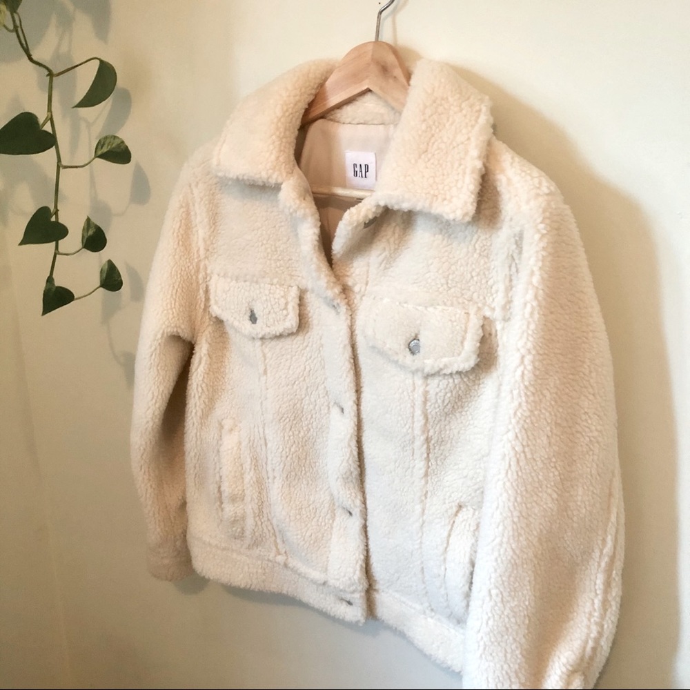 GAP Icon Sherpa Jacket - Picture 4 of 8